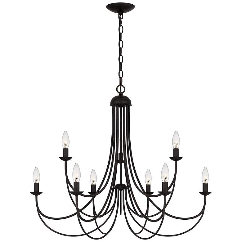 Image 3 Mirren 9-Light Imperial Bronze Chandelier