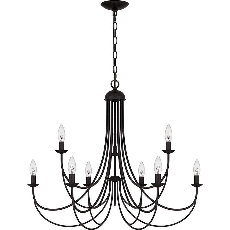 Image 5 Mirren 9-Light Imperial Bronze Chandelier more views