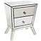 Mirrored Collection 2-Drawer Accent Cabinet
