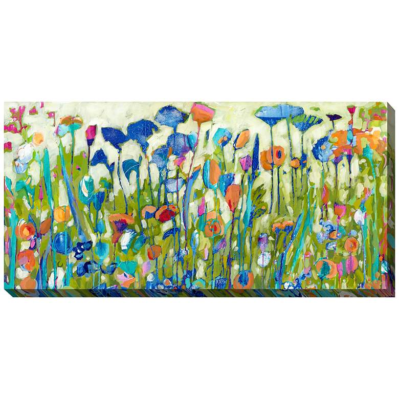 Image 2 Mischief Makers 48" Wide Rectangular Outdoor Canvas Wall Art