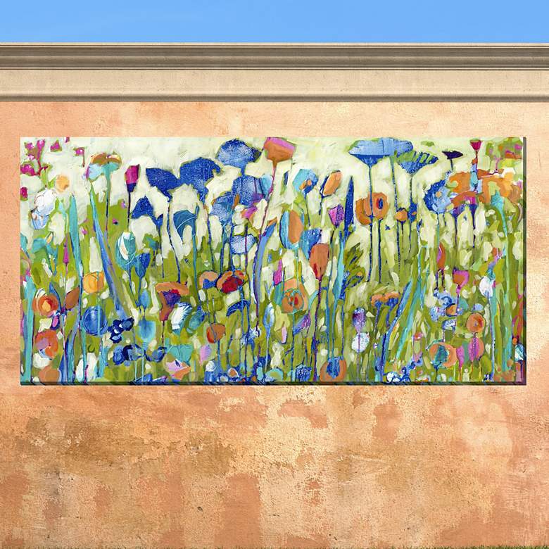 Image 1 Mischief Makers 48" Wide Rectangular Outdoor Canvas Wall Art