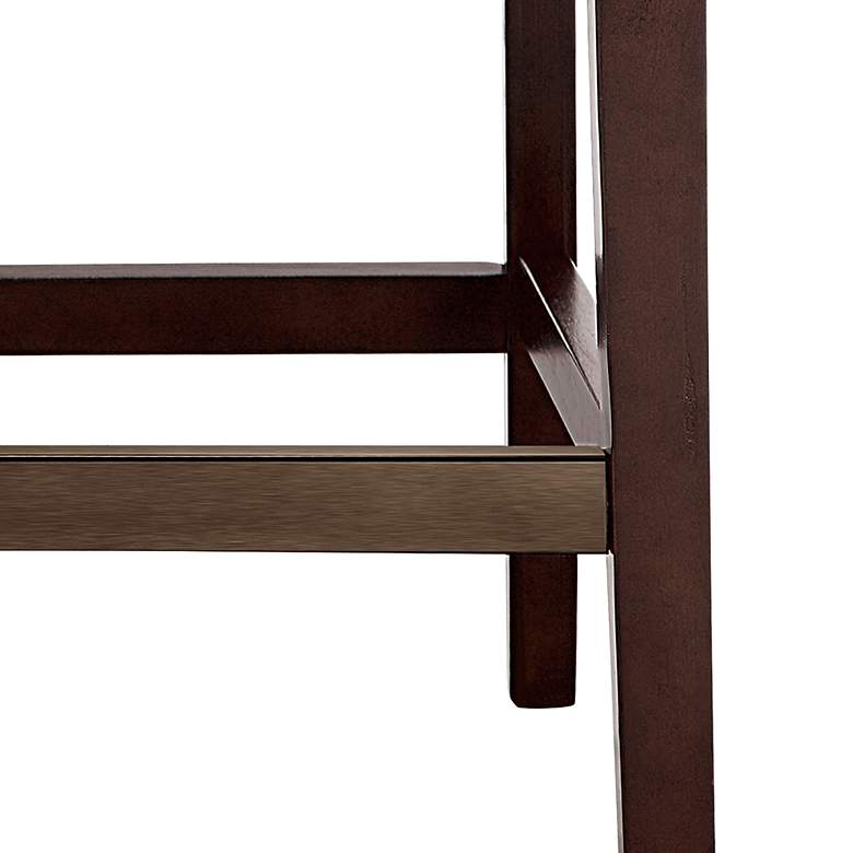 Image 3 Misha 26" Tan Tufted Fabric Counter Stool more views