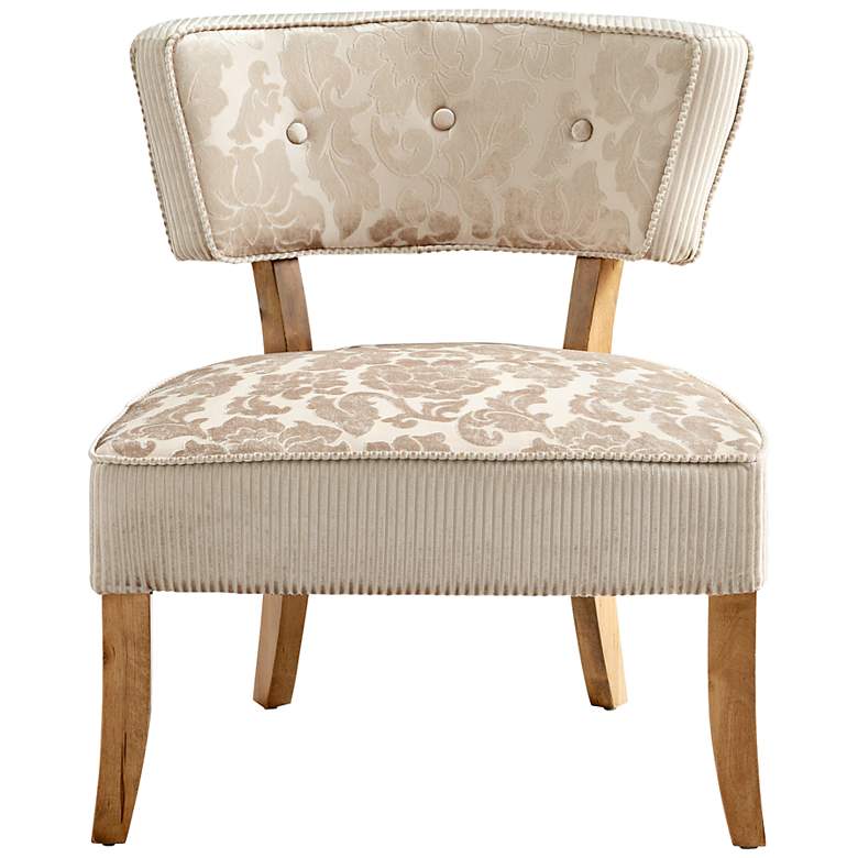 Image 1 Miss Sweets Upholstered Tan and Ivory Chair