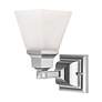 3_Mission 1-Light 9.5-in Chrome Bell Vanity Light more views
