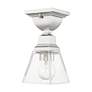 5_Mission 1 Light Polished Chrome Ceiling Mount more views