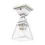 6_Mission 1 Light Polished Chrome Ceiling Mount more views