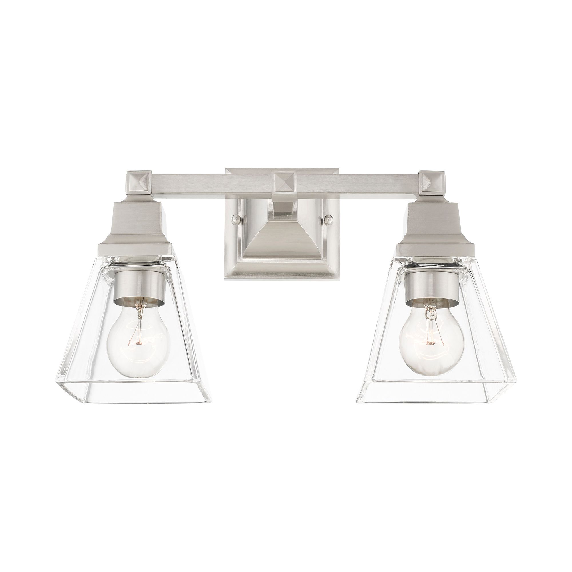 Image 6 Mission 2 Light Brushed Nickel Bath Vanity more views