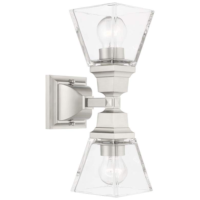 Image 1 Mission 2 Light Brushed Nickel Wall Sconce