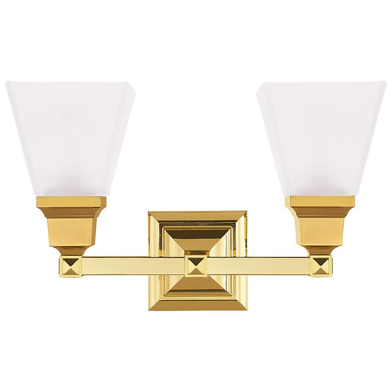 Image 3 Mission 2 Light Polished Brass Bath Vanity more views