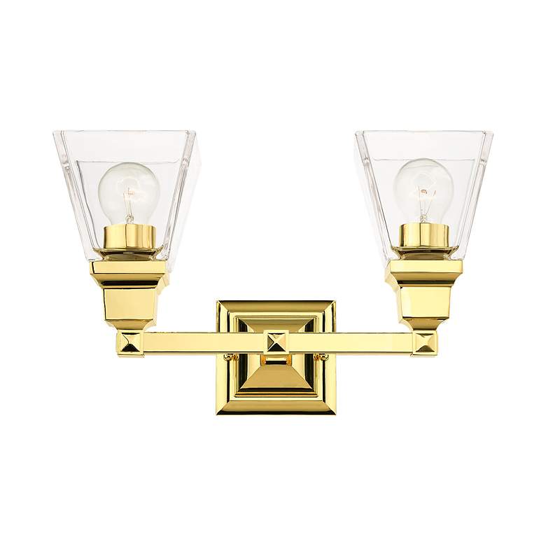 Image 5 Mission 2 Light Polished Brass Bath Vanity more views