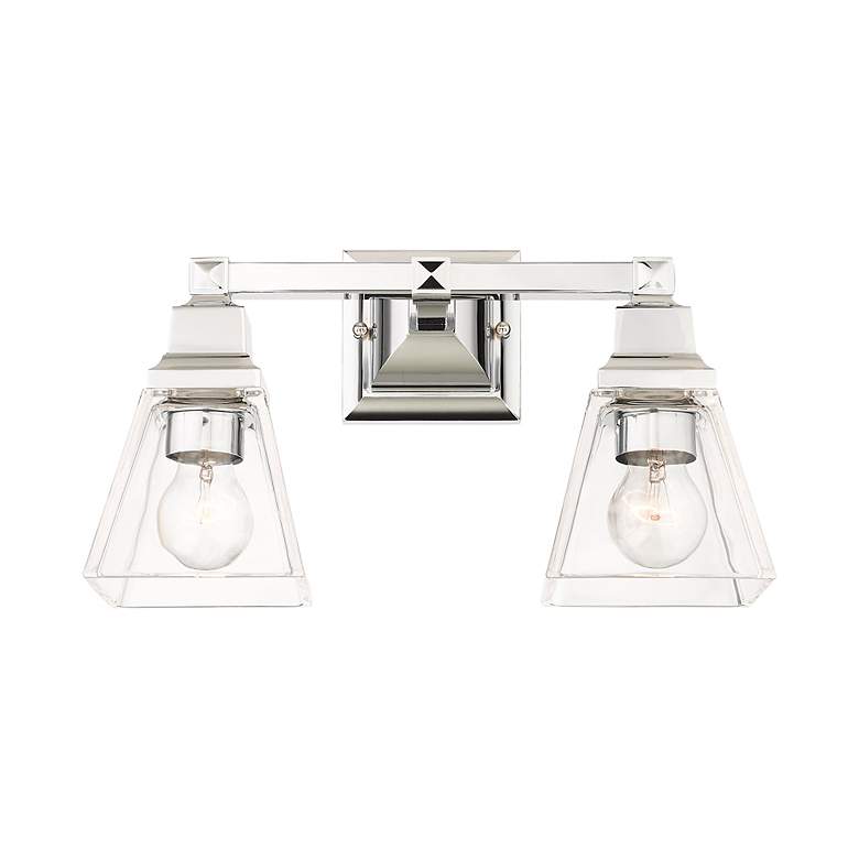 Image 6 Mission 2 Light Polished Chrome Bath Vanity more views
