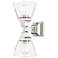 Mission 2 Light Polished Chrome Wall Sconce