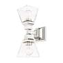 6_Mission 2 Light Polished Chrome Wall Sconce more views