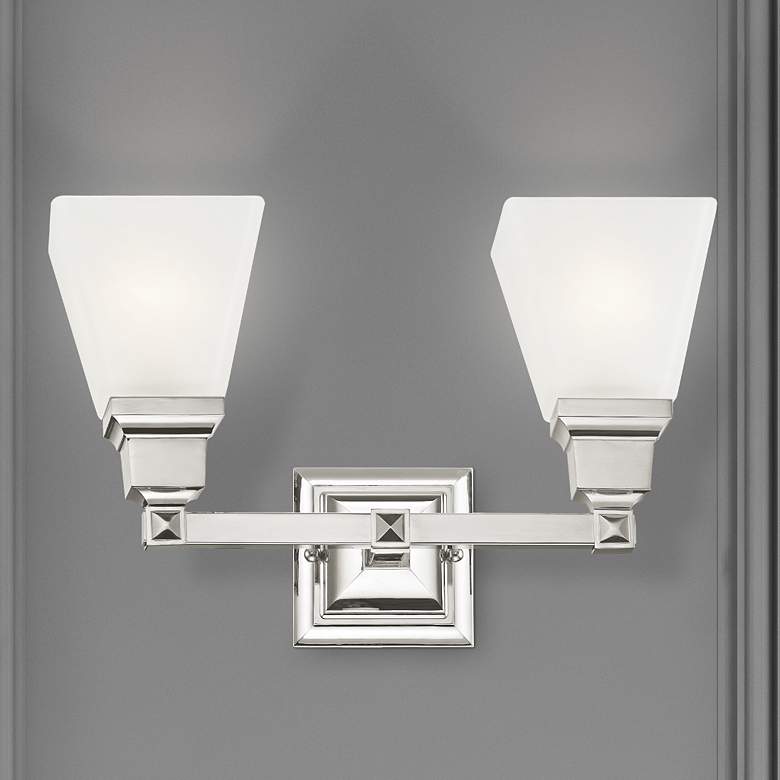 Image 1 Mission 2 Light Polished Nickel Bath Vanity
