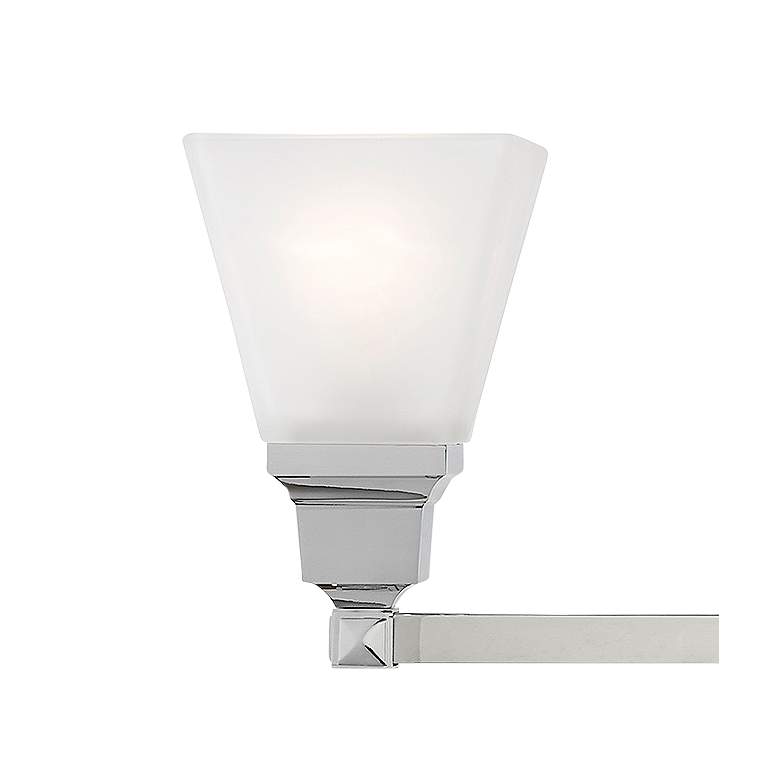 Image 4 Mission 25 1/4" Wide Polished Chrome 3-Light Bath Light more views