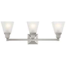 Image1 of Mission 3 Light Brushed Nickel Bath Vanity
