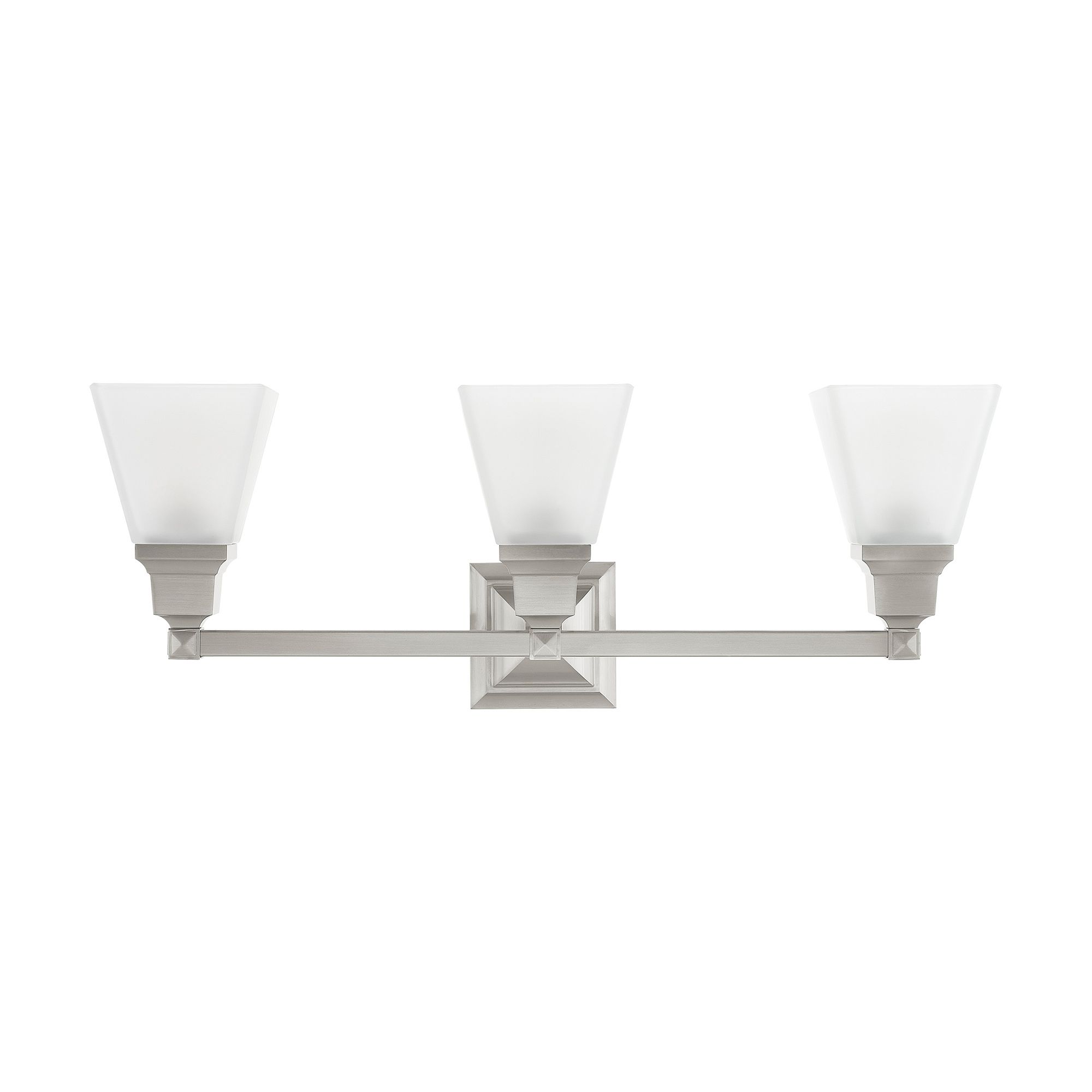 Image 3 Mission 3 Light Brushed Nickel Bath Vanity more views