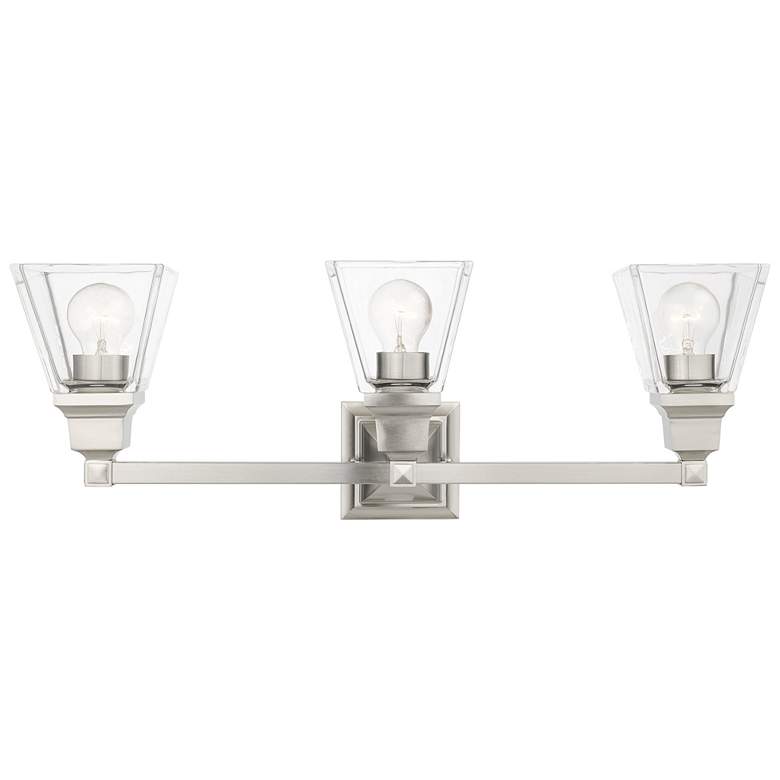 Image 1 Mission 3 Light Brushed Nickel Bath Vanity