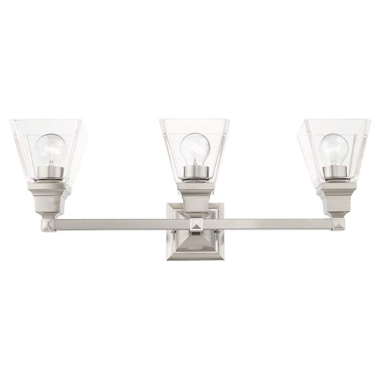 Image 5 Mission 3 Light Brushed Nickel Bath Vanity more views