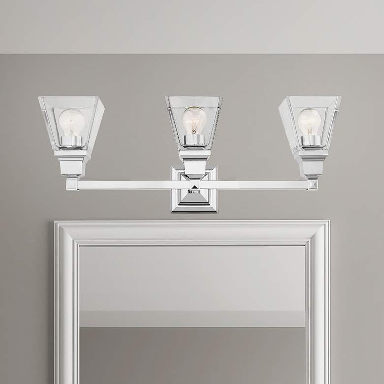 Image 1 Mission 3 Light Polished Chrome Bath Vanity