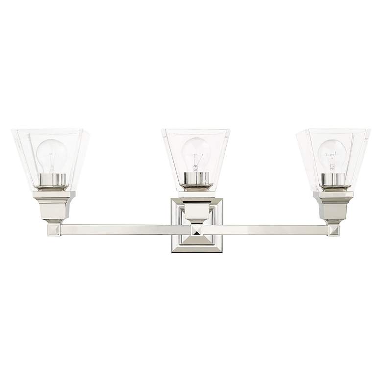 Image 4 Mission 3 Light Polished Chrome Bath Vanity more views