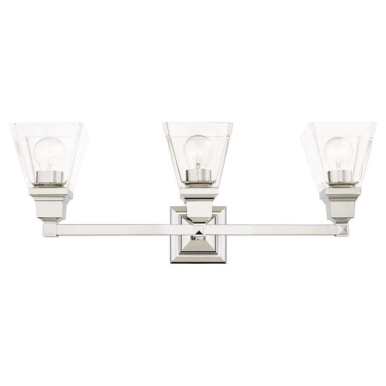 Image 5 Mission 3 Light Polished Chrome Bath Vanity more views