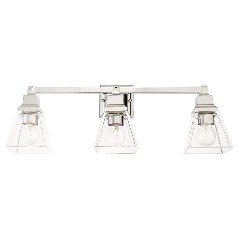 Image 6 Mission 3 Light Polished Chrome Bath Vanity more views