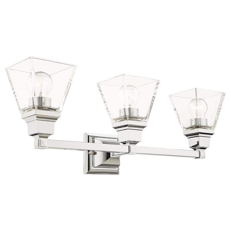 Image 7 Mission 3 Light Polished Chrome Bath Vanity more views