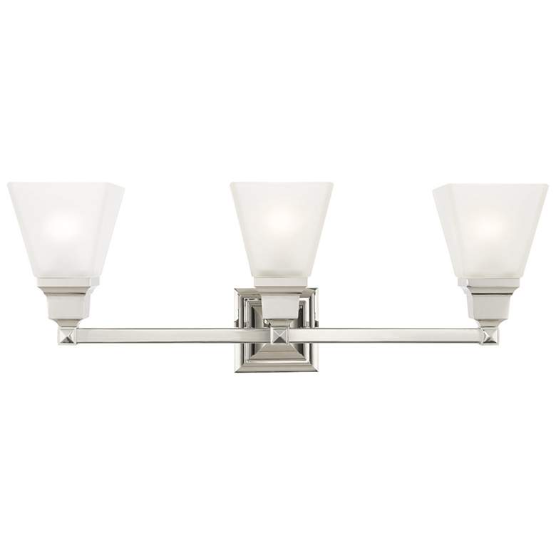 Image 1 Mission 3 Light Polished Nickel Bath Vanity