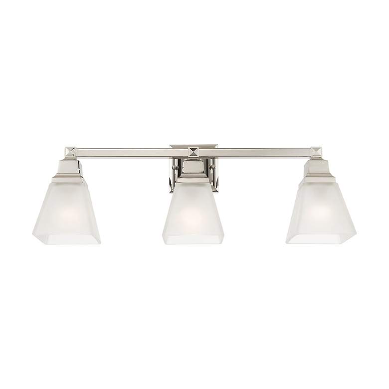 Image 4 Mission 3 Light Polished Nickel Bath Vanity more views