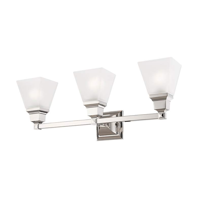Image 6 Mission 3 Light Polished Nickel Bath Vanity more views