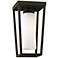 Mission Beach 6" Wide Textured Black Outdoor Ceiling Light