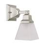 3_Mission Brushed Nickel 1 Light Sconce more views