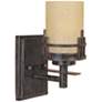 Mission Ridge 10 1/2" High Goldenrod Glass Wall Sconce