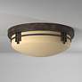 4_Mission Ridge 13" Warm Mahogany Ceiling Light more views