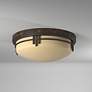 Mission Ridge 13" Warm Mahogany Ceiling Light