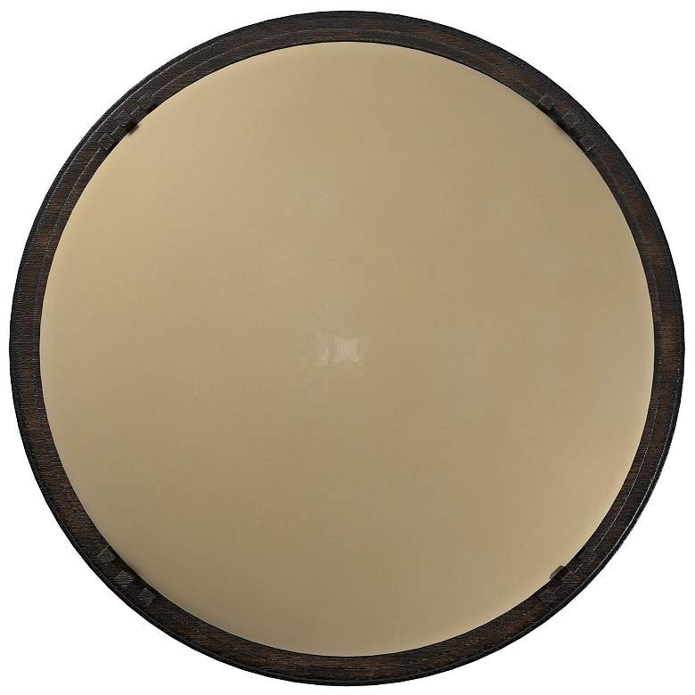 Image 6 Mission Ridge 13" Warm Mahogany Ceiling Light more views