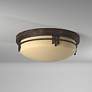 Mission Ridge 13" Warm Mahogany Ceiling Light