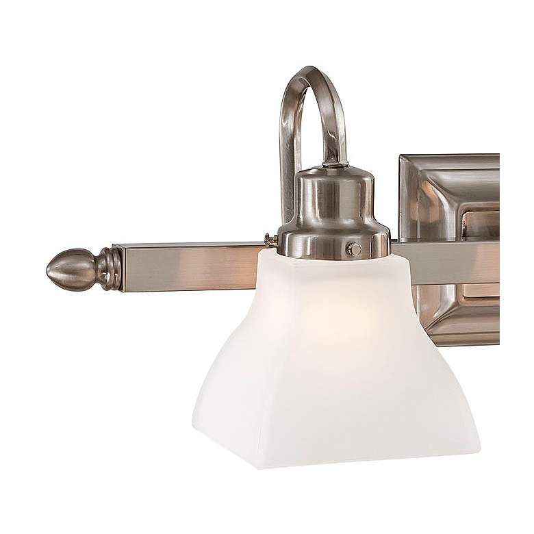 Image 2 Mission Ridge 25 1/2" Wide Brushed Nickel 3-Light Bath Light more views