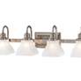2_Mission Ridge 33 1/2" Wide Brushed Nickel 4-Light Bath Light more views