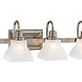 3_Mission Ridge 33 1/2" Wide Brushed Nickel 4-Light Bath Light more views