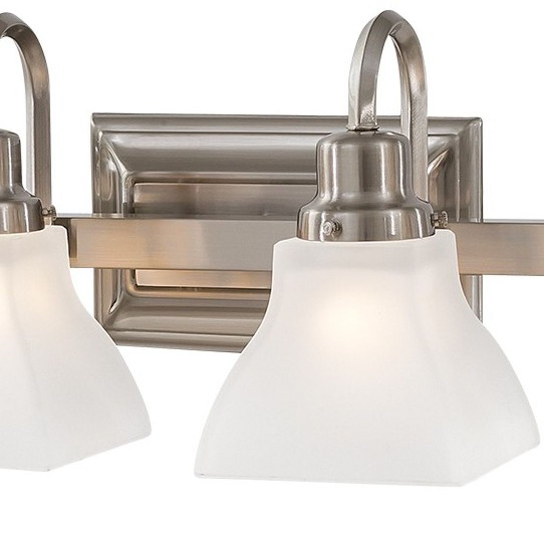 Thumbnail4 of Mission Ridge 33 1/2" Wide Brushed Nickel 4-Light Bath Light more views