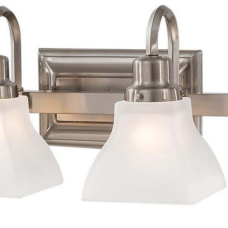 Image 4 Mission Ridge 33 1/2" Wide Brushed Nickel 4-Light Bath Light more views