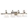 5_Mission Ridge 33 1/2" Wide Brushed Nickel 4-Light Bath Light more views