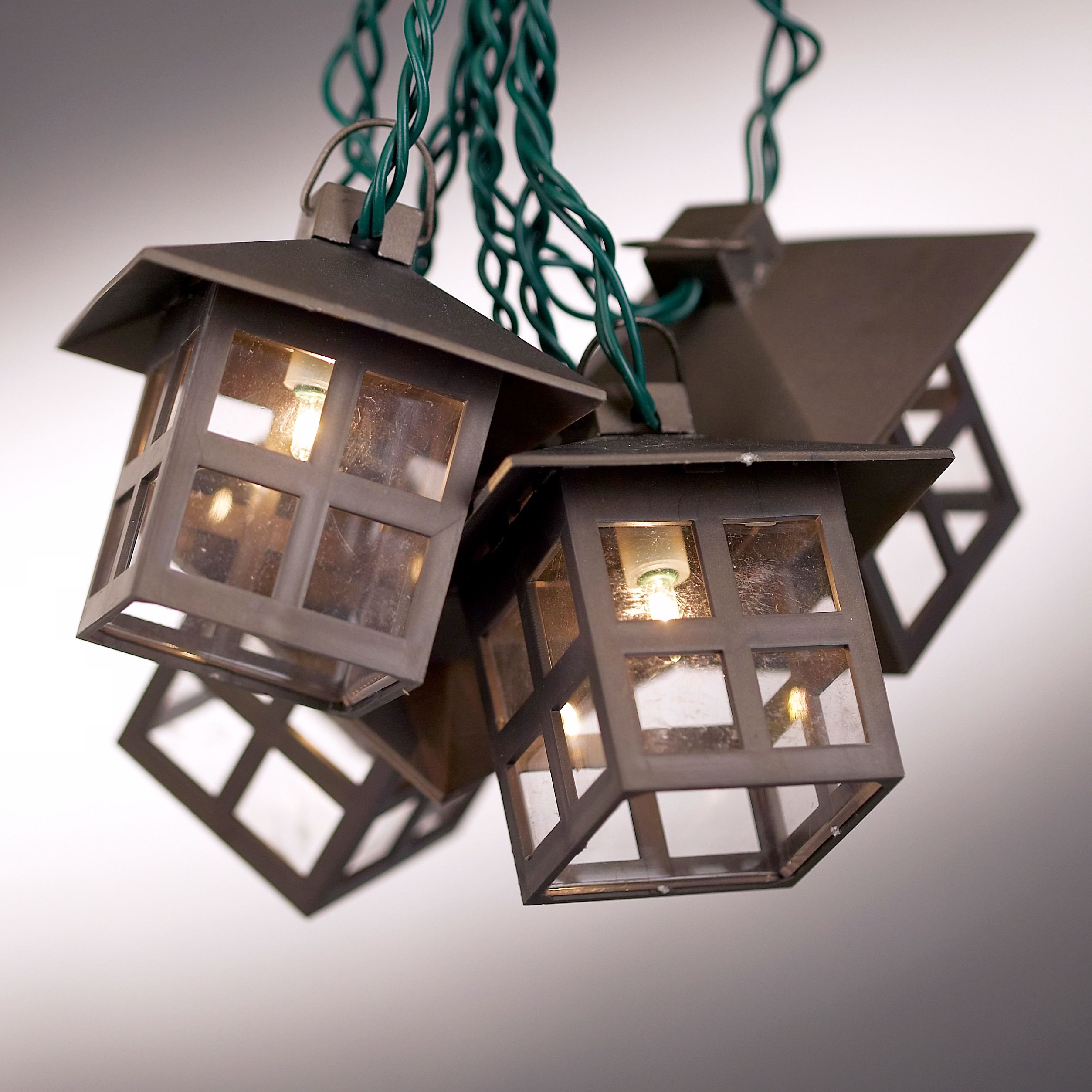 Mission Style Lantern String Party Lights