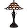Mission Tiffany Style Bronze Table Lamp