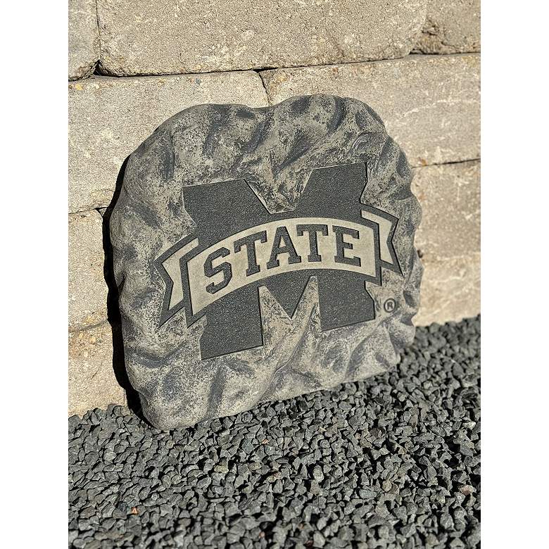 Image 1 Mississippi State 11" High Trevia Graystone Stepping Stone