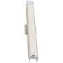 Mist 22 1/2" Wide Chrome and Frosted Glass LED Modern Bath Light