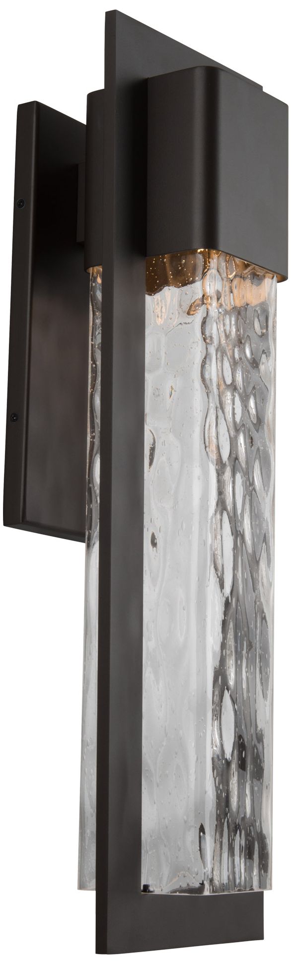 Mist 1-Light Outdoor Wall Light in Bronze