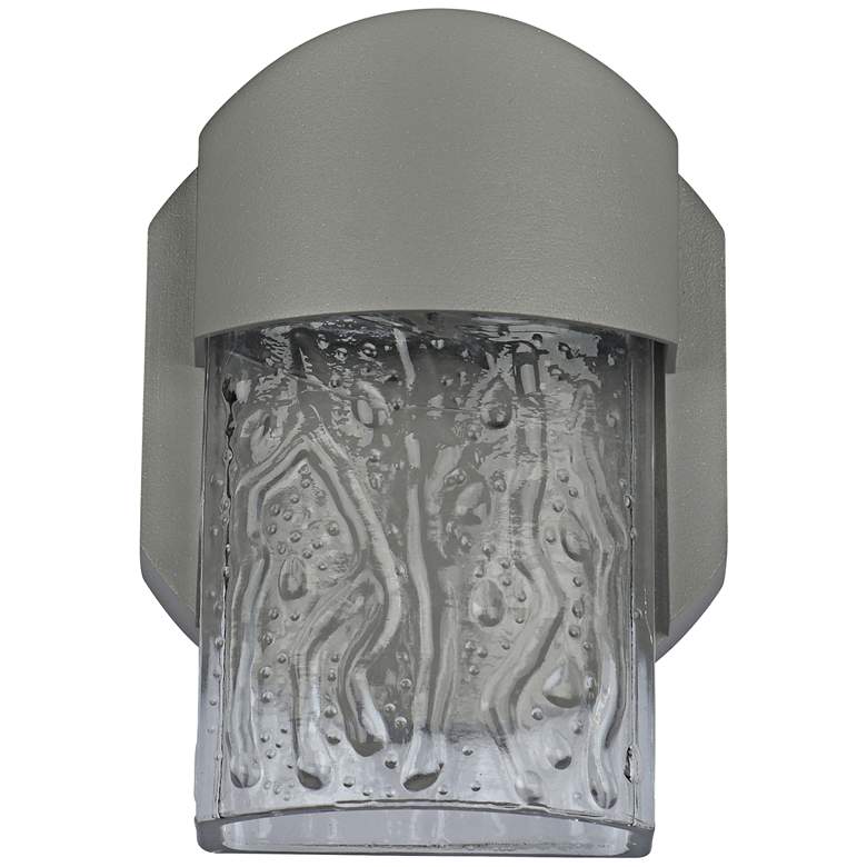 Image 1 Mist 5 3/4 inch High Satin LED Outdoor Wall Light